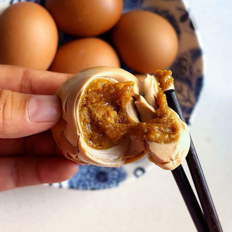 而初53°麻酱鸡蛋咸鸡蛋起沙鸡蛋流油即食五香新鲜真空包装独立包,淘宝优惠券,粉丝福利购,淘宝优惠卷