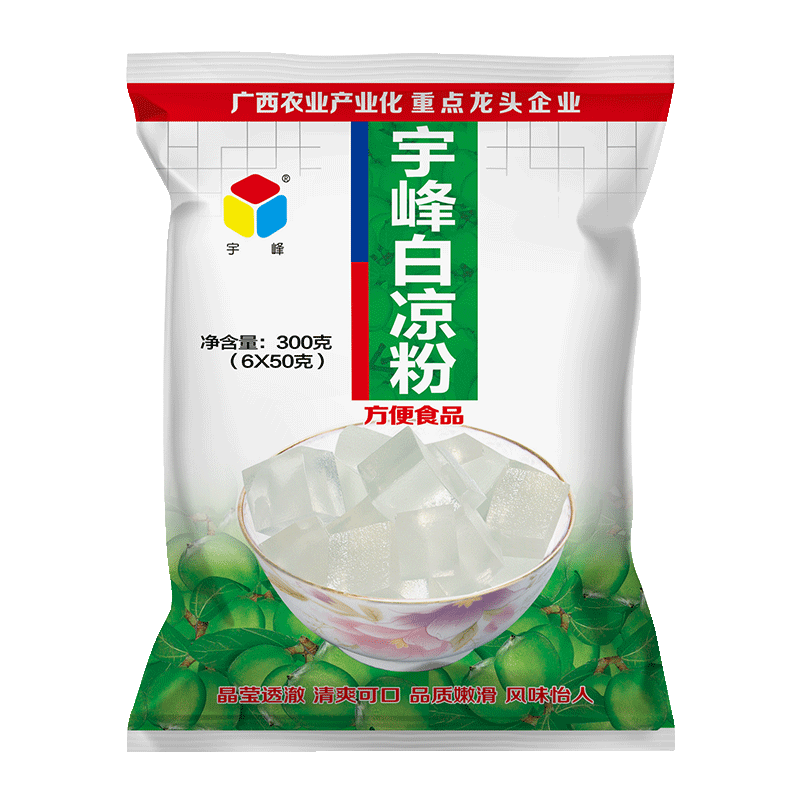 宇峰白凉粉500g20袋果冻食用布丁原料冰粉粉魔芋粉广西烧仙草500g - 图3