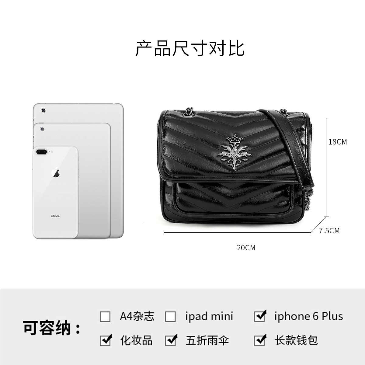 菱格2020新款网红流浪包ck链条包包 米缇贝蒂箱包女士包袋