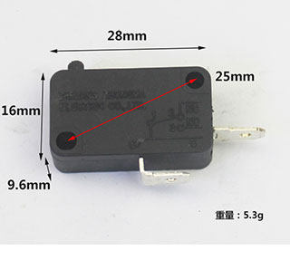 Fine-top power tool accessories adapted to three-peak electric chain saw micro switch right turn saw aluminum machine switch