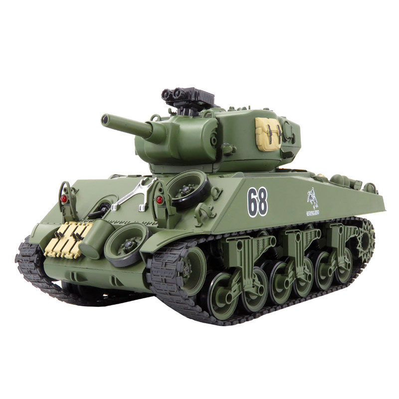 美国谢尔曼坦克车可发射儿童金属遥控玩具男孩生日礼物电动模型,淘宝优惠券,粉丝福利购,淘宝优惠卷