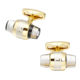 French men's luxury gold high quality shirt cufflinks