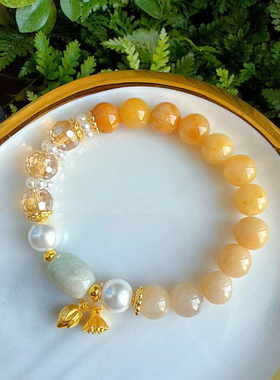 天然手链手串手工DIY成品女款单圈时尚饰品送女友闺蜜生日礼物