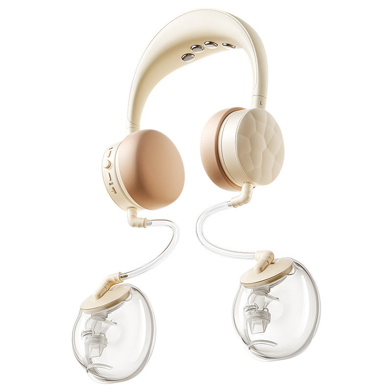 品牌直营小白熊珍珠贝吸奶器免手扶全电动式挂脖耳机3058pro - 图3