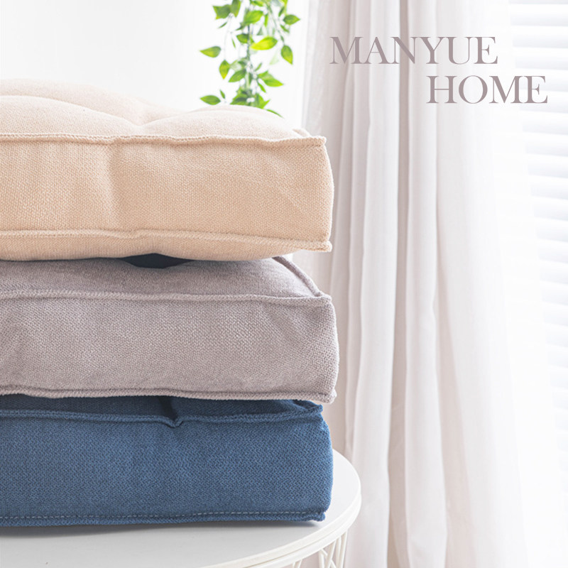 蔓越家 北欧ins风纯色坐垫办公室加厚椅子垫卧室飘窗垫榻榻米蒲团,淘宝优惠券,粉丝福利购,淘宝优惠卷