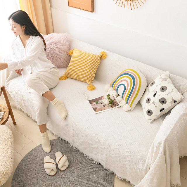 Crane ins living room sofa blanket Nordic cover