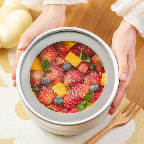 红色46寸圆慕斯巴斯克芝士戚风榴莲千层切片蛋糕盒子马卡龙包装盒 - 图2