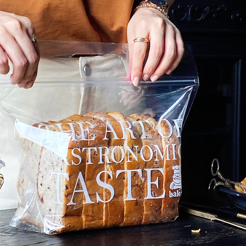 吐司土司包装袋面包袋烘焙袋子450克蛋糕自封密封袋手提生吐司袋,淘宝优惠券,粉丝福利购,淘宝优惠卷