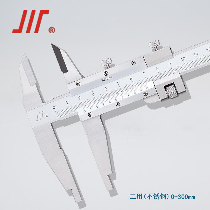 成量不锈钢碳钢游标卡尺0-150/0-200/0-300mm内径/外径/深度/台阶 - 图2