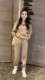 2023 winter beaded sweatshirt and sweatpants casual fashion set