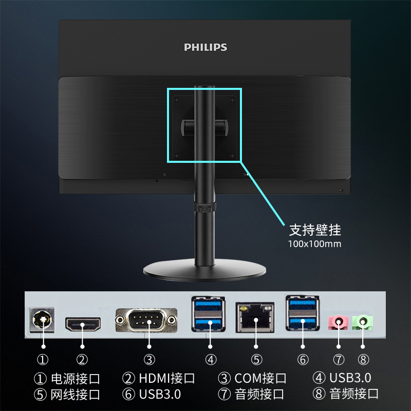 飞利浦27寸大屏一体机电脑24台式办公全套家用主机游戏高配高端独显品牌苹果华为联想20华硕2023惠普戴尔小米-图3