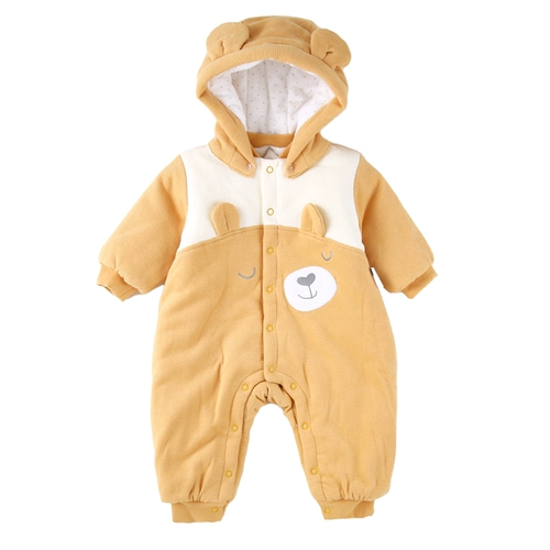 童泰 Стеганое удерживающее тепло детское демисезонное боди для раннего возраста для выхода на улицу, милая удерживающая тепло куртка, в западном стиле