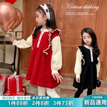 Girls dress Dress Womens Baby Knit Sweater Childrens Dress Joyless Birthday Dress for New Years New Years dress Winter