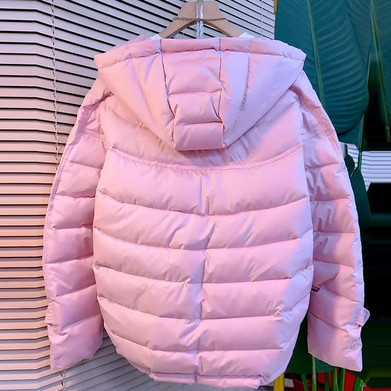 时尚鱼骨设计棉服女保暖外套胖mm2025冬季新款宽松显瘦大码女装潮,淘宝优惠券,粉丝福利购,淘宝优惠卷