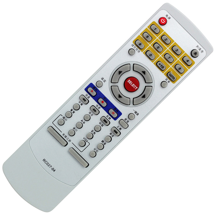 【批】步步高DVD遥控器RC027-04通用RC027-05 DV603 DV605 DV509U - 图2