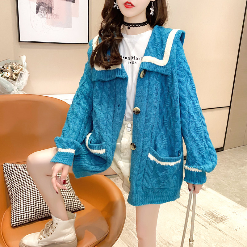 网红女士开衫春秋装2020年新款毛衣 瑷珊毛针织衫