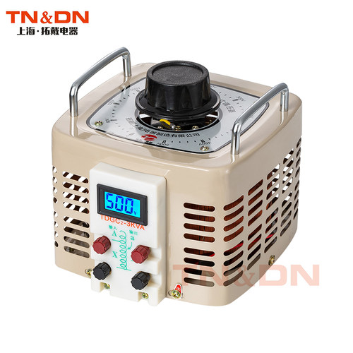 全铜TDGC2-3000W单相接触式调压器3KW输出可调0-250V300V400V500V - 图1