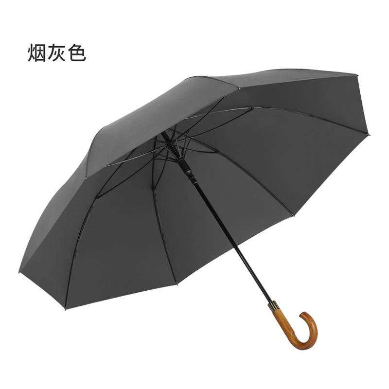 柄弯钩双层抗风暴雨伞大号双人加大加固加厚加粗结实抗风长柄。 - 图2