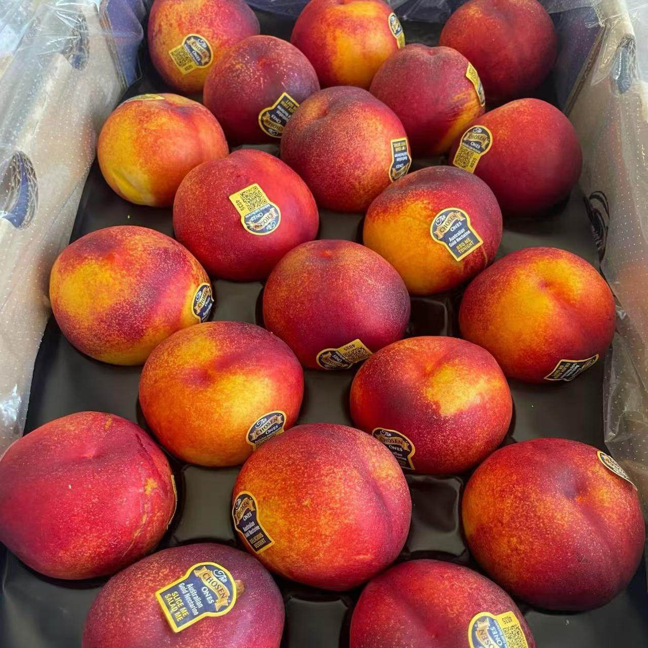 现货澳洲金腰带黄油桃新鲜水果进口黄肉桃子2斤礼盒装8斤顺丰包邮,淘宝优惠券,粉丝福利购,淘宝优惠卷