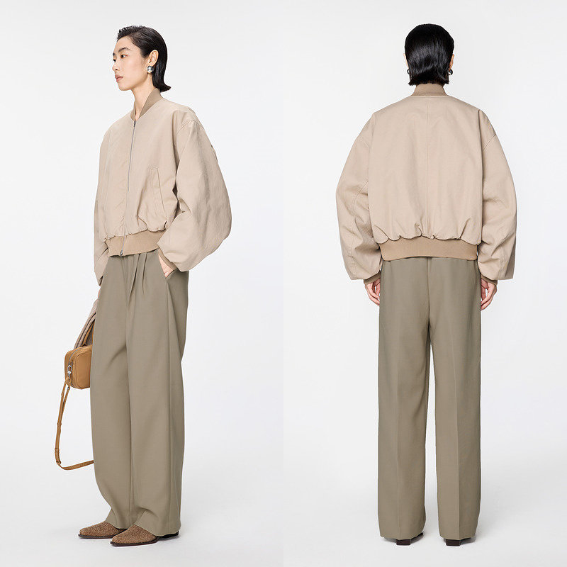 【早秋上新】JNBY/江南布衣秋冬休闲直筒裤简约通勤棉质柔软舒适,淘宝优惠券,粉丝福利购,淘宝优惠卷