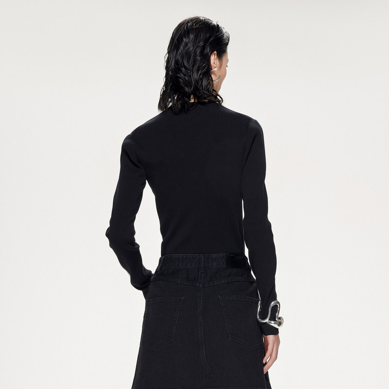 【断码清仓】JNBY/江南布衣折扣春夏针织衫V领拉链开衫长绒棉修身,淘宝优惠券,粉丝福利购,淘宝优惠卷