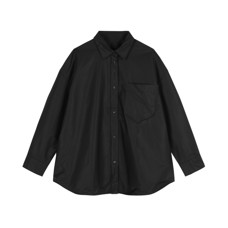 【大秀同款】JNBY/江南布衣春秋衬衫棉质扭扭乐宽松上衣5O7211930 - 图3