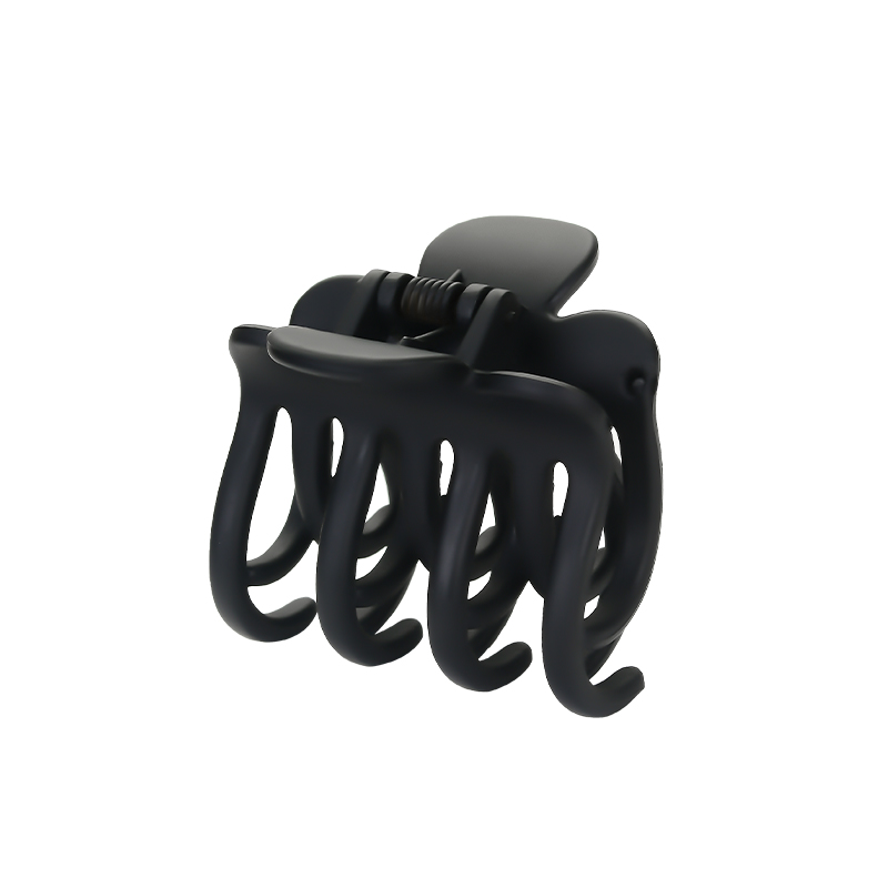 短发高马尾小抓夹发量少女半扎小号发饰发卡头饰发夹黑色鲨鱼夹子 - 图3