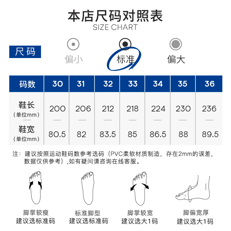 hotmarzz/黑玛人字拖夏可爱弧型底男女童拖鞋小孩防滑速干沙滩鞋 - 图1