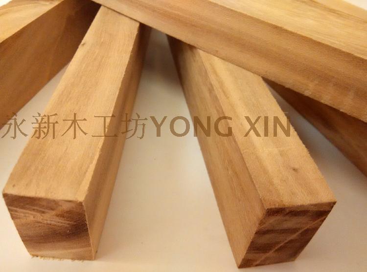 天然原木榆树木板材 榆木条板DIY木工材料实木模型制作木条60CM - 图1