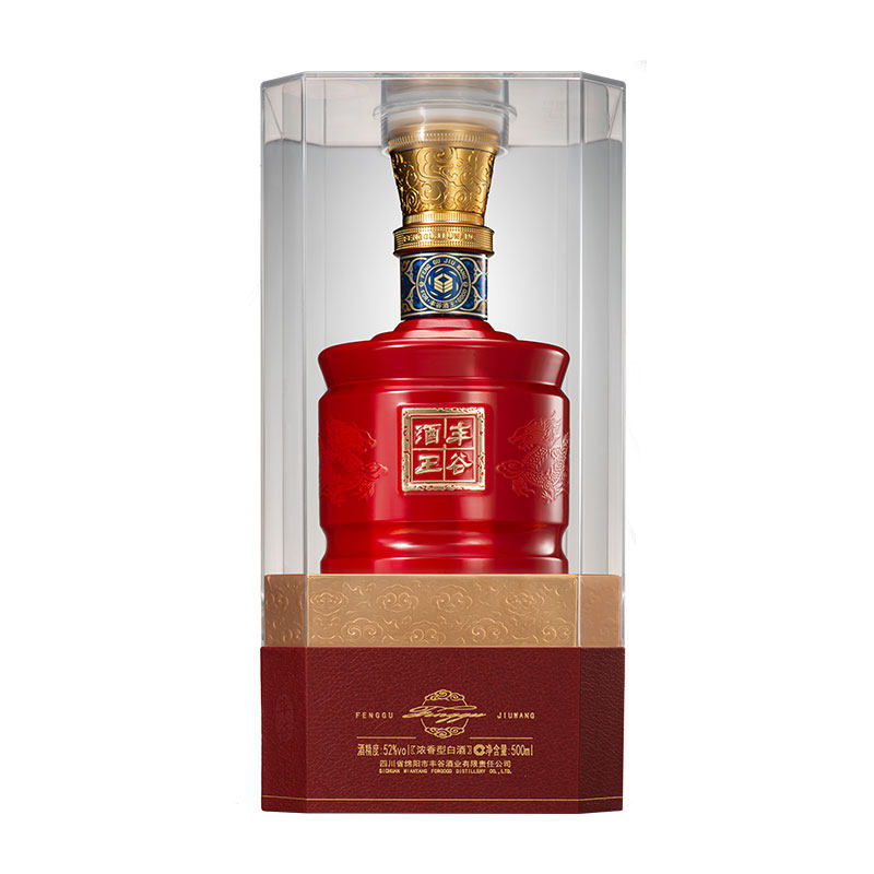 丰谷酒王经典52度500ml*6瓶整箱浓香型白酒酒水礼盒装送礼