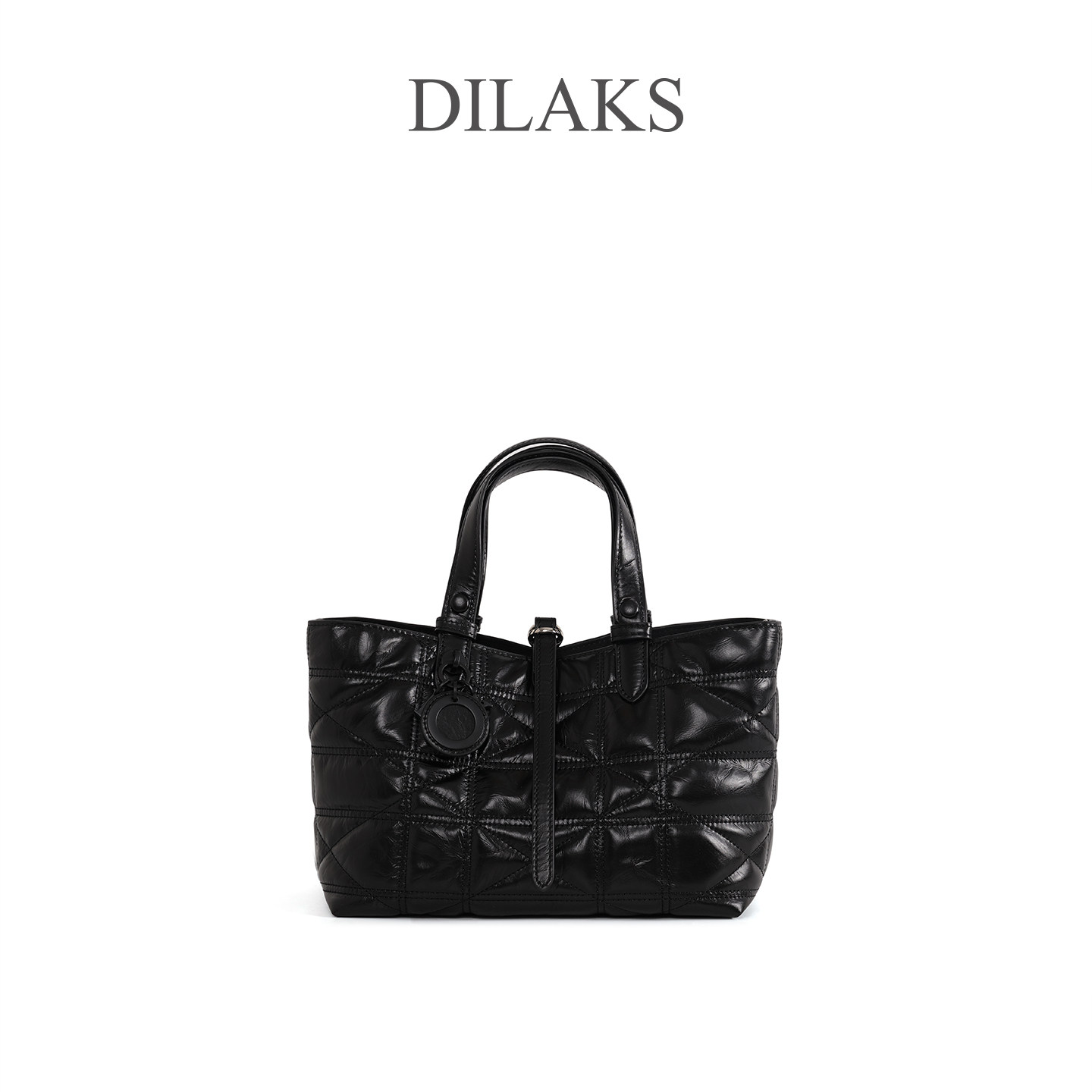 【新年礼物】DILAKS真皮菱格女包轻奢气质手提菜篮子托特包斜挎包,淘宝优惠券,粉丝福利购,淘宝优惠卷