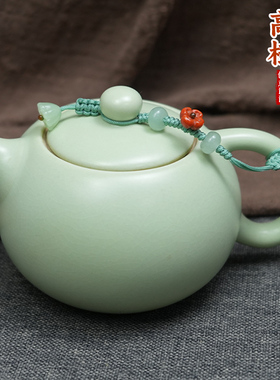 高端茶壶盖防摔活结挂绳南红配饰