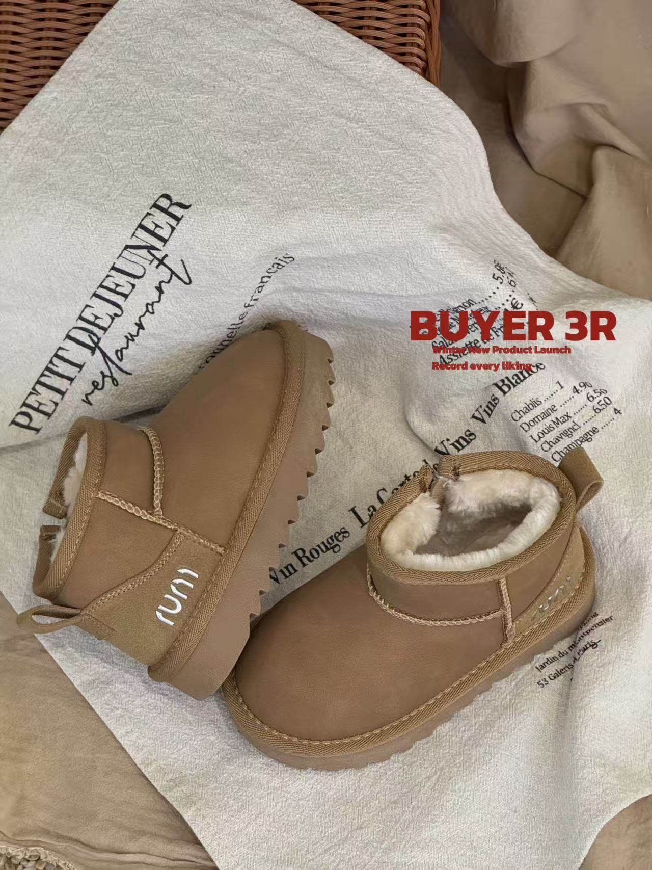 2025冬韩版童鞋潮牌3R男女童加绒加厚保暖百搭雪地靴棉鞋运动鞋,淘宝优惠券,粉丝福利购,淘宝优惠卷