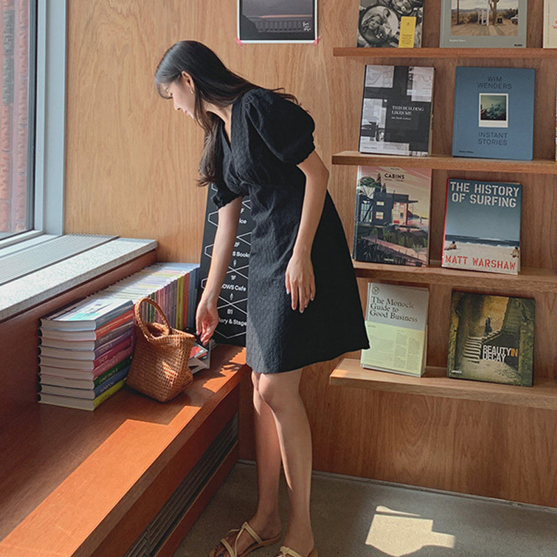 【少量现货】cherrykoko小黑裙连衣裙 thejamy海外连衣裙