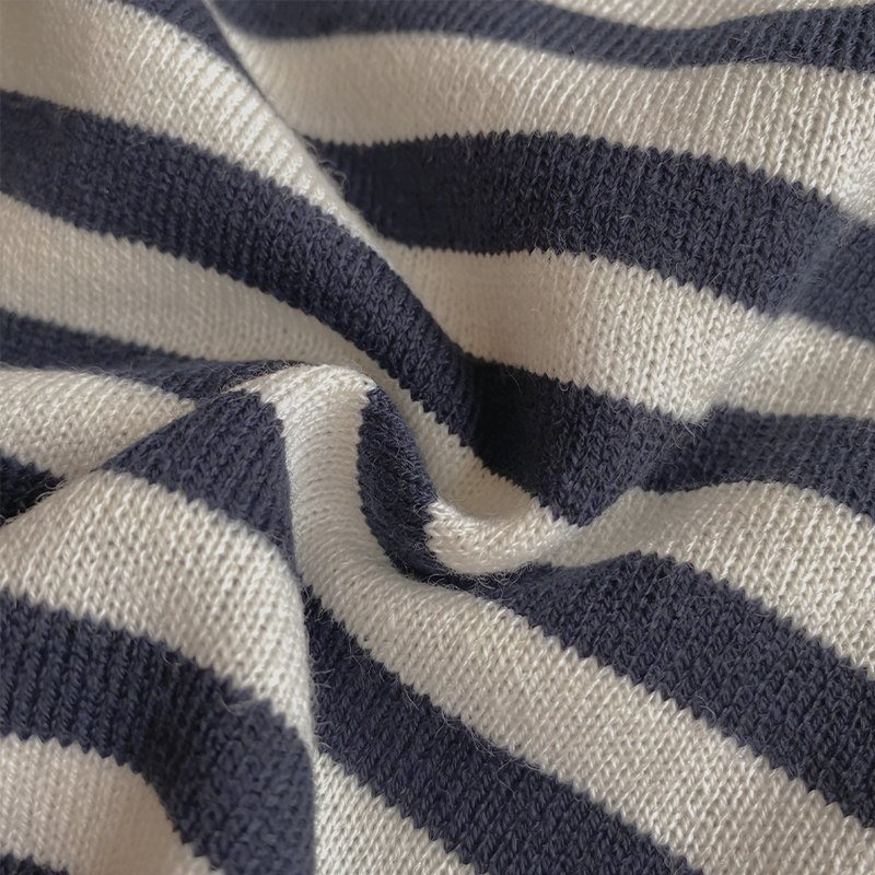 韩国直邮crko小清新短款条纹开衫 thejamy海外T恤