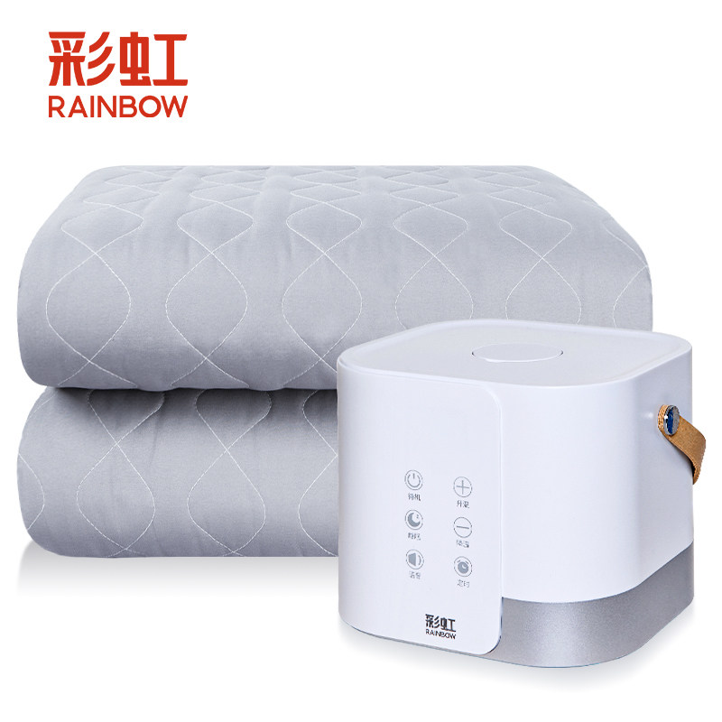 彩虹牌水暖毯双人调温智能恒温水循环加热家用安全电褥子无辐包邮,淘宝优惠券,粉丝福利购,淘宝优惠卷