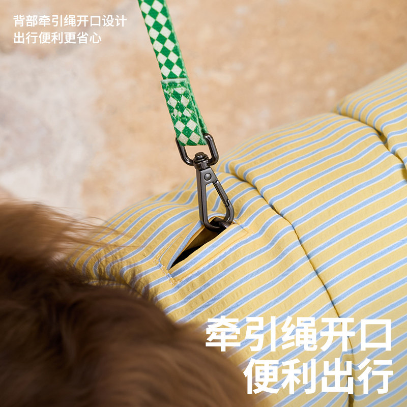 zeze猫衣服宠物猫咪冬装加厚保暖条纹棉夹克冬季马甲狗狗棉衣服饰,淘宝优惠券,粉丝福利购,淘宝优惠卷