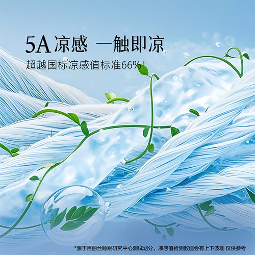 （微瑕品）百丽丝凉茶啵啵抗菌可水洗软凉席三件套双人夏凉床品 - 图1
