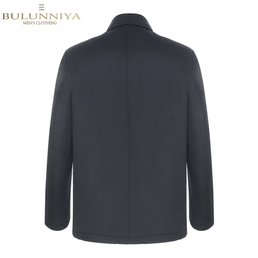 商政男装进口貂绒内胆加厚精纺夹克 布伦尼亚夹克