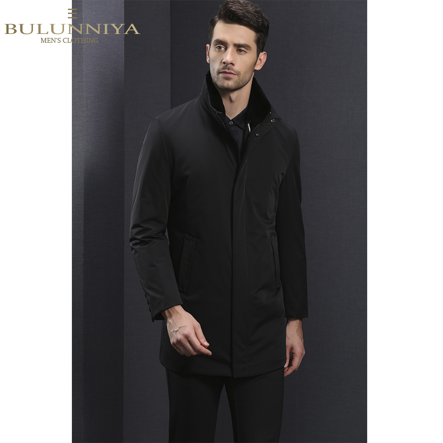 布伦尼亚19秋冬90%商务休闲白鸭绒 布伦尼亚羽绒服