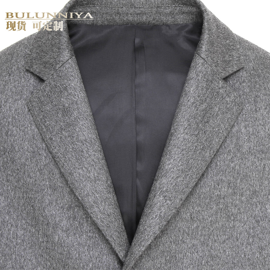 布伦尼亚长款西服外套经典正装大衣 布伦尼亚西服