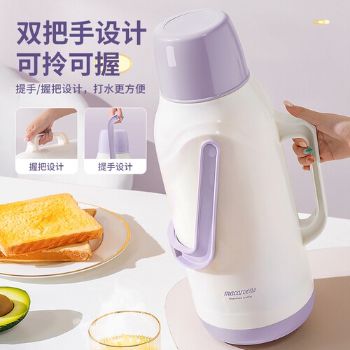 保温壶学生宿舍家用暖水壶热水瓶热水壶茶瓶茶壶大容量开水瓶暖壶 - 图0
