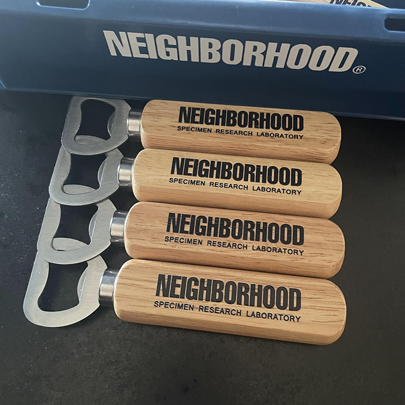 潮牌开瓶器NEIGHBORHOOD啤酒饮料木柄开盖器起子开户外露营便携 - 图3