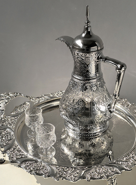 态生活ins轻奢合金玻璃水壶茶壶