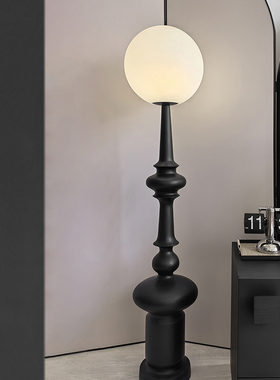 态生活高级感中古风罗马柱落地灯