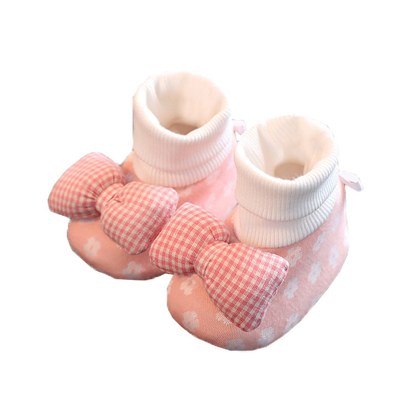 婴儿鞋子春秋季新生儿鞋软底不掉0一1岁女宝宝棉袜鞋学步防掉脚套,淘宝优惠券,粉丝福利购,淘宝优惠卷