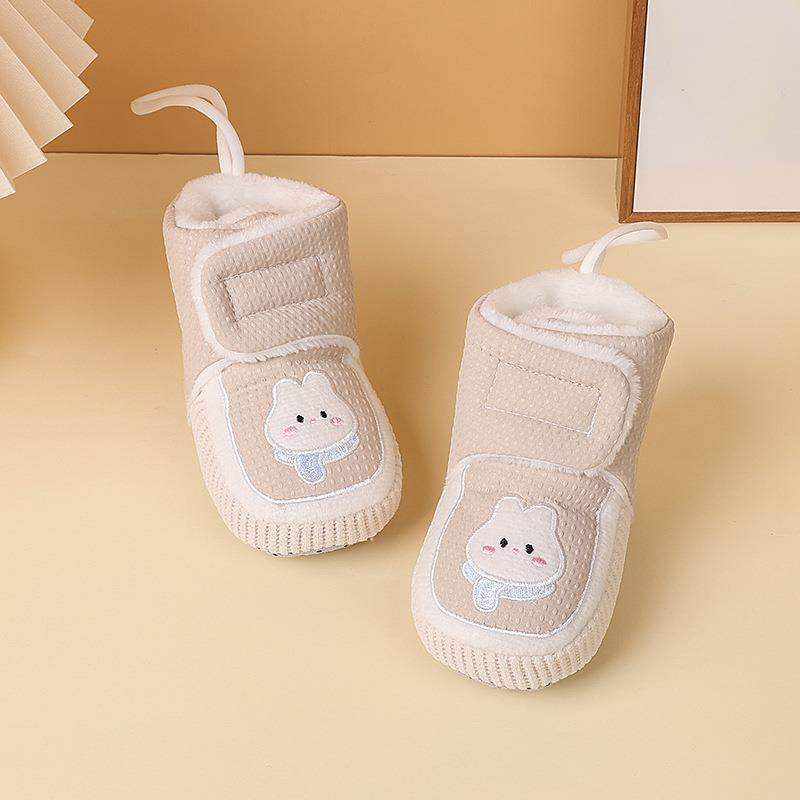 冬季婴儿鞋3—6—12个月防水布魔术贴防掉加厚初新生儿舒适步前鞋,淘宝优惠券,粉丝福利购,淘宝优惠卷