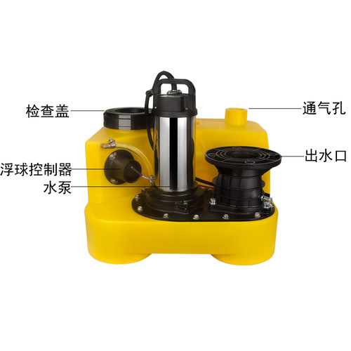 污水提升器军格compli300e别墅地下室卫生间提升泵站污水泵强排泵 - 图3