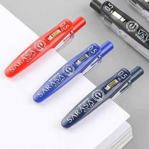 日本zebra斑马JJ15中性笔按动黑笔考试笔0.5学生用速干水笔大容量日系文具小sarasa官方考研旗速干舰店官网 - 图1