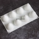 Бесплатная доставка 8 последовательных заостренных половинных куриных яичных кактусов, большинство Moe Cave Mousse Mousse Cilicon Gum Model Secret Secret